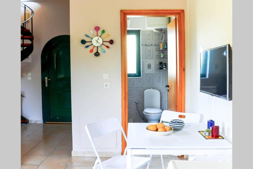 Villa The Tower With The Orange Tree Garden Ialysos  Exterior foto